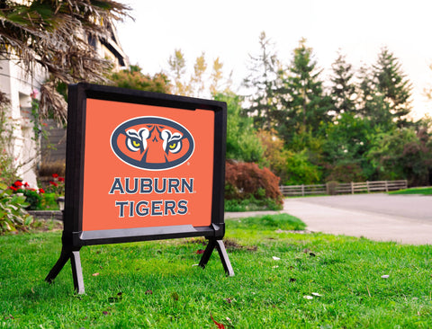 Auburn Tigers Eyes Orange Yardsy Sign