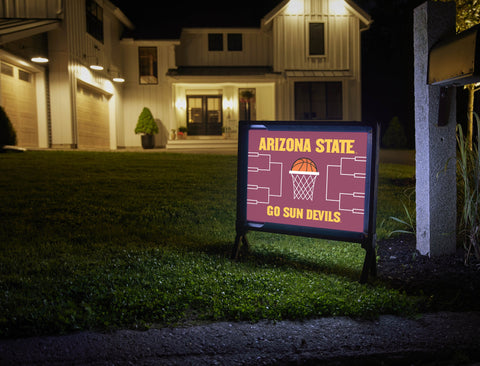 Arizona State Basketball Yardsy Sign