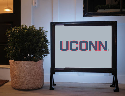 UConn Color Block Yardsy Sign