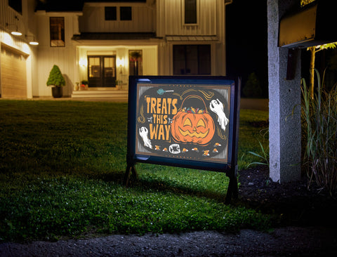Treats This Way Yardsy Sign