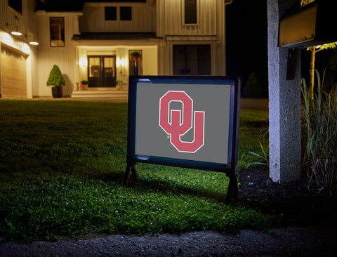 Oklahoma Athletics Mark Gray Yardsy Sign