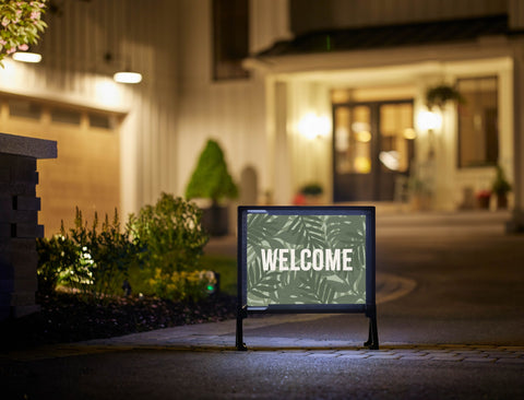 Tropical Welcome Yardsy Sign