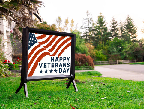 Happy Veterans Day Yardsy Sign