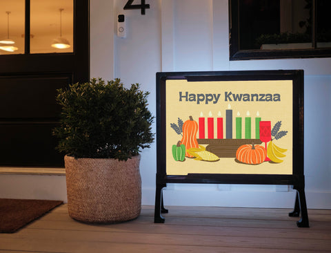 Happy Kwanzaa Yardsy Sign