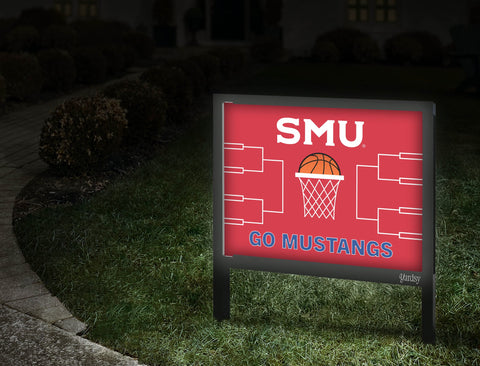 SMU Basketball Yardsy Sign