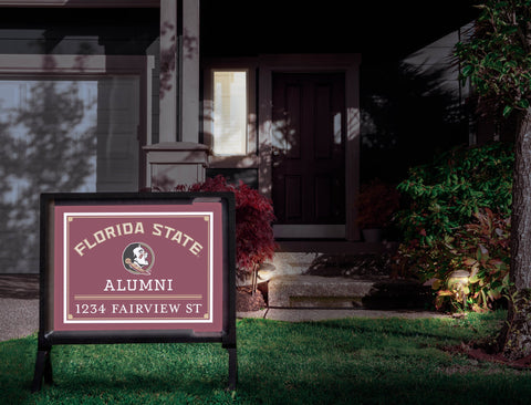 Alumni Florida State Custom Yardsy Sign