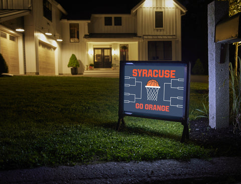 Syracuse Basketball Yardsy Sign
