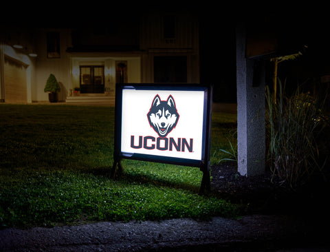 UConn Huskies Color Block Yardsy Sign