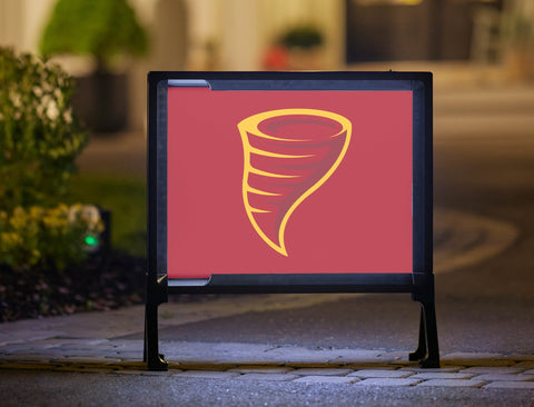Iowa State Cyclones Solo Red Yardsy Sign