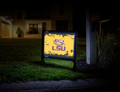LSU Halloween Tigers Eye Yardsy Sign