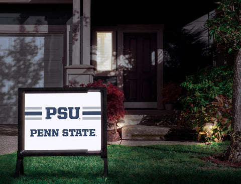 Penn State PSU Stripes White Yardsy Sign