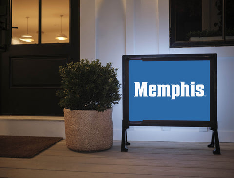 Memphis Blue Yardsy Sign