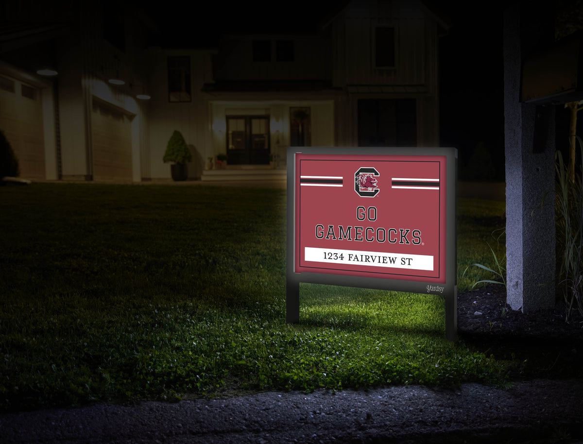 South Carolina Go Gamecocks Custom Yardsy Sign