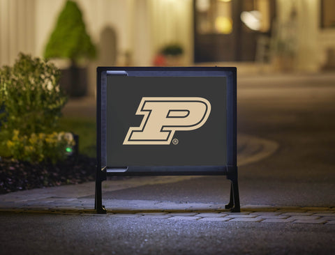Purdue P Black Gold Yardsy Sign