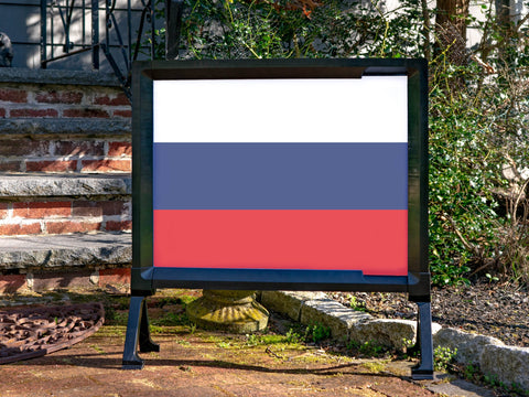 Flag Russia Yardsy Sign