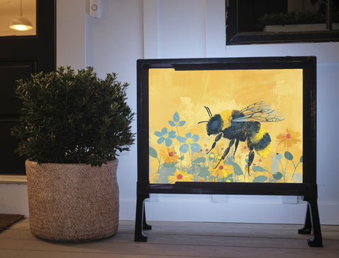 Bumbling Bee Garden Yardsy Sign