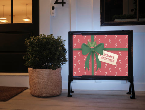 Seasons Greetings Gift Yardsy Sign