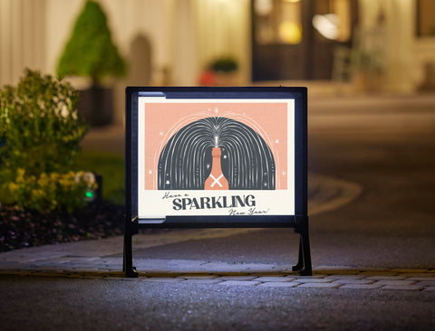 Have a Sparkling New Year Yardsy Sign