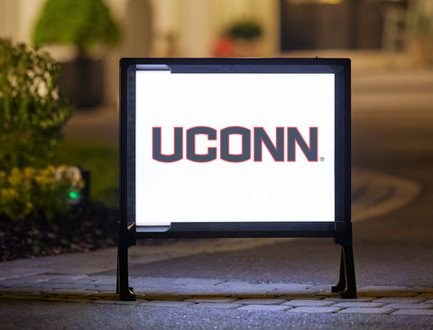 UConn Color Block Yardsy Sign