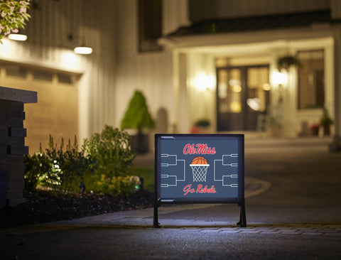 Ole Miss Basketball Yardsy Sign