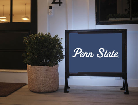 Penn State Script Mark Navy Yardsy Sign