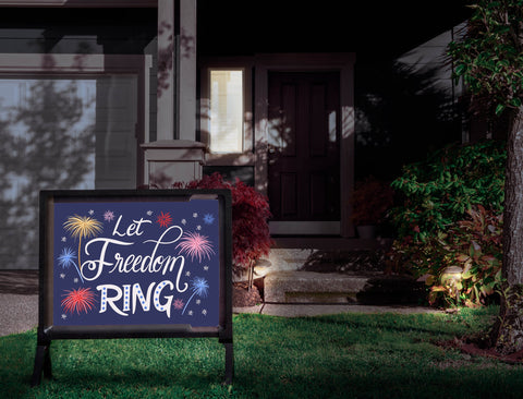 Let Freedom Ring Yardsy Sign