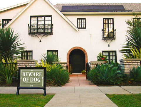 Beware Of Dog And Cat Yardsy Sign