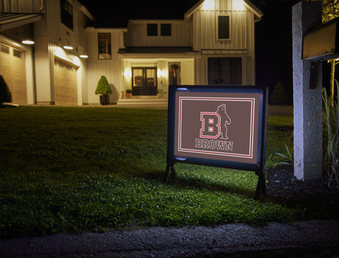 Brown University B Bear Brown Yardsy Sign