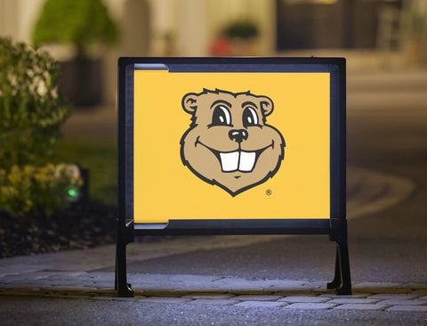 Minnesota Goldy Gold Yardsy Sign