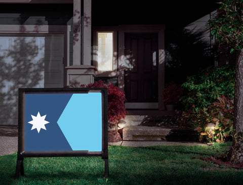 Minnesota State Flag Yardsy Sign