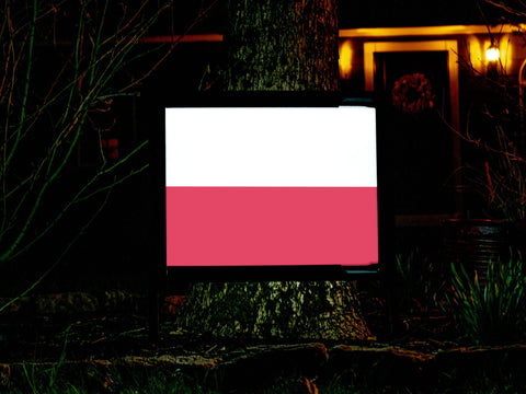 Flag Poland Yardsy Sign