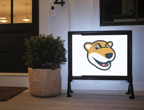 Washington State Mascot White Yardsy Sign