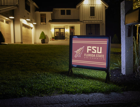 Florida State Spear FSU Garnet Yardsy Sign