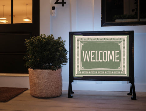 Luxe Welcome Yardsy Sign