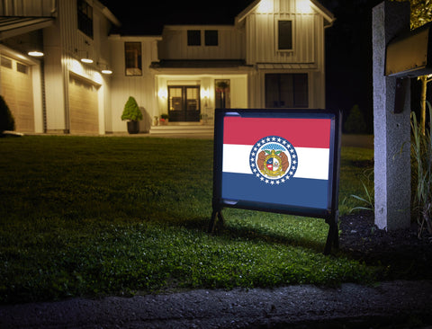 Missouri State Flag Yardsy Sign