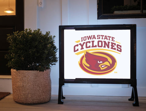 Iowa State Cyclones White Yardsy Sign
