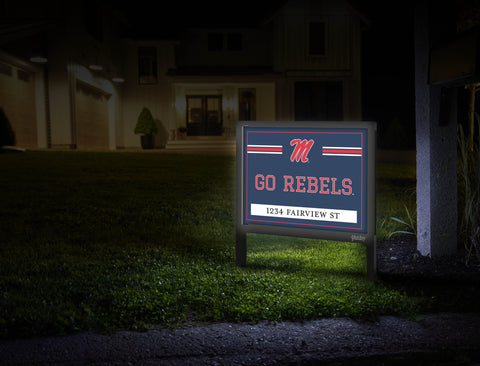 Mississippi Go Rebels Custom Yardsy Sign