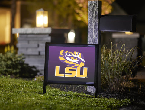 LSU Tiger Eye Purple Yardsy Sign
