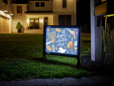 Happy Challah-Days Yardsy Sign