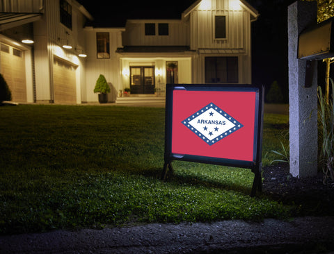Arkansas State Flag Yardsy Sign