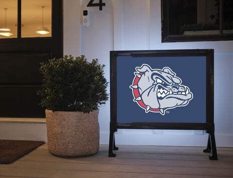 Gonzaga Bulldog Mascot Blue Yardsy Sign