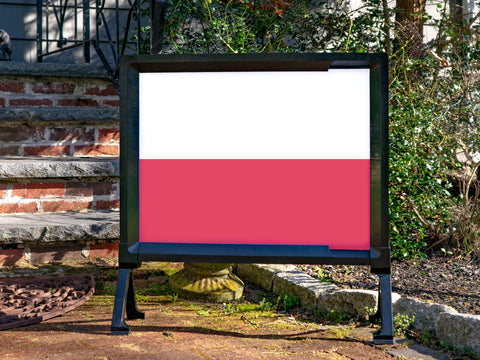 Flag Poland Yardsy Sign
