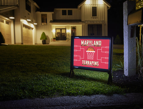 Maryland Basketball Yardsy Sign