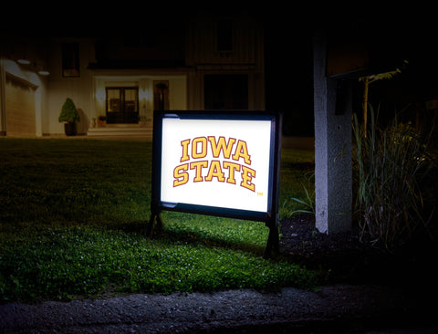 Iowa State Arc White Yardsy Sign