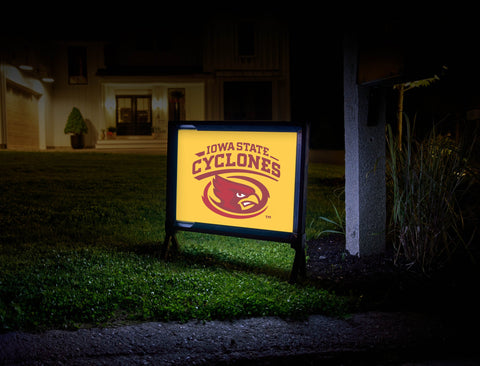Iowa State Cyclones Yellow Yardsy Sign