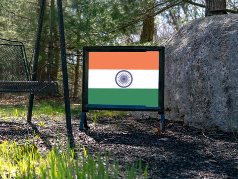 Flag India Yardsy Sign