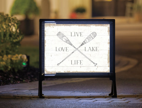 Live Love Lake Life Yardsy Sign