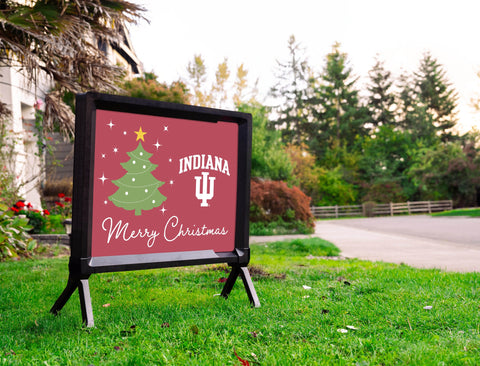 Indiana University Merry Christmas Yardsy Sign
