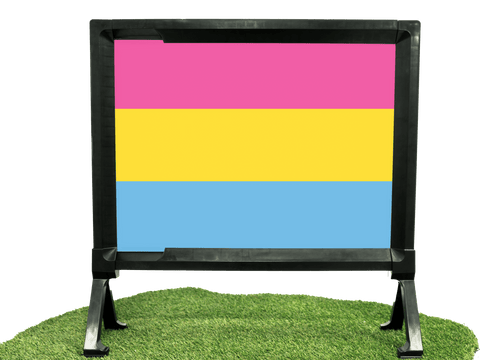 Pansexual Pride Flag Yardsy Sign