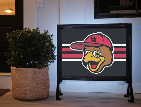 Utah Swoop Black Stripe Yardsy Sign